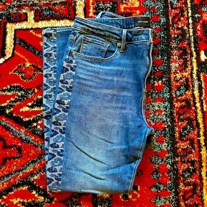 Driftwood Cheetah Skinny Jeans